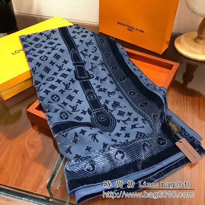 路易威登LV2018最新款 復古時尚絲羊絨方巾 LLWJ6130